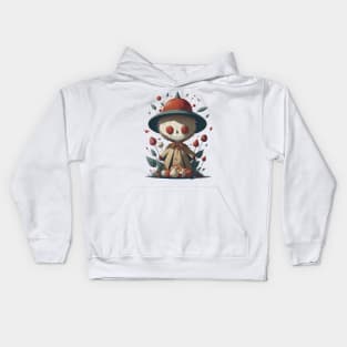 Funny little scarecrow Kids Hoodie